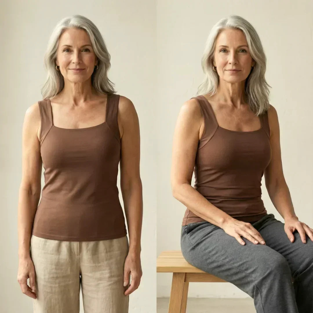 Priscilla | Built-In Bra Comfort Tank Top