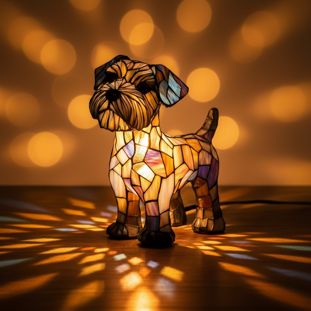 Fergus | Terrier Figurine Lamp