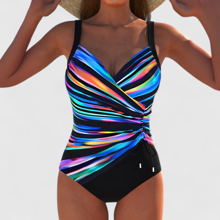 Lorraine | Floral Wrap Swimsuit
