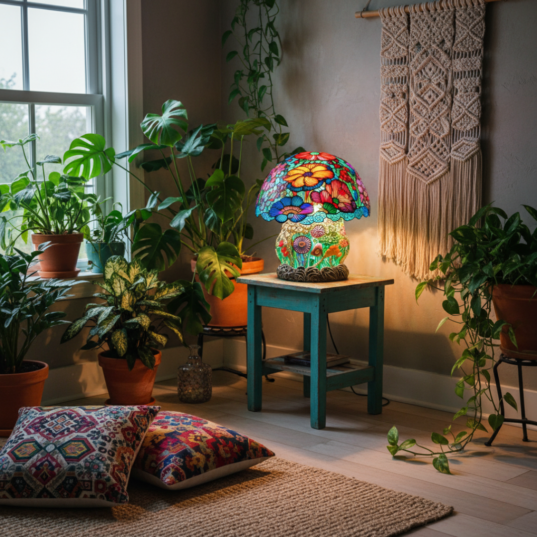 Lumière | Enchanted Lamp - Frost frosted mushroom lamp