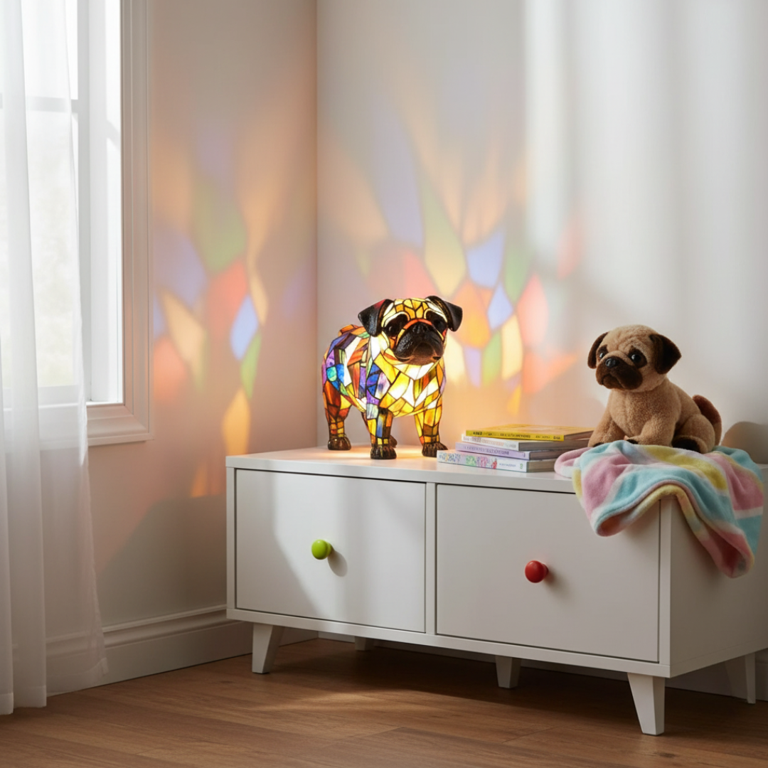 Nugget | Pug Figurine Lamp