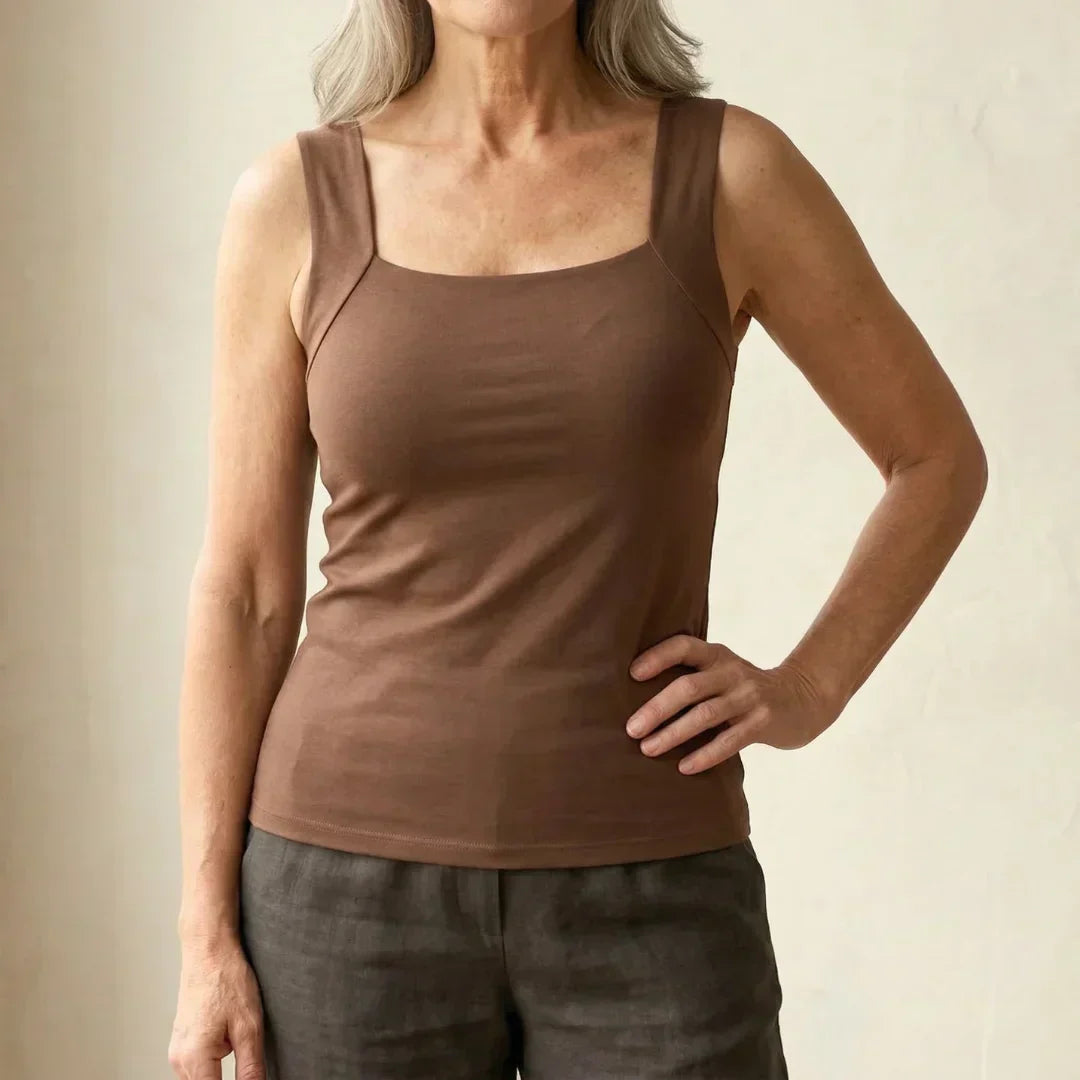 Priscilla | Built-In Bra Comfort Tank Top