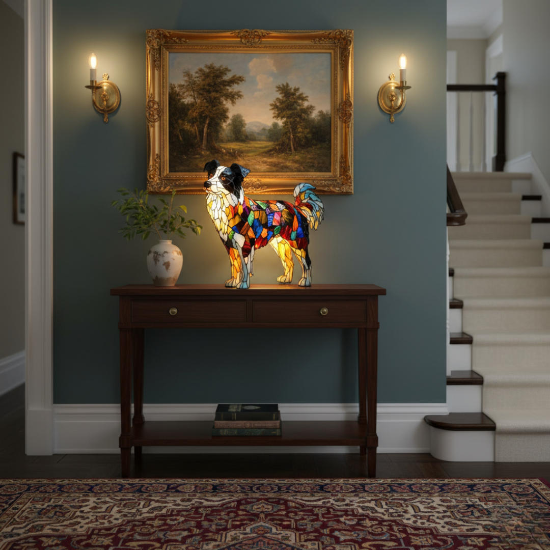 Skye | Border Collie Figurine Lamp