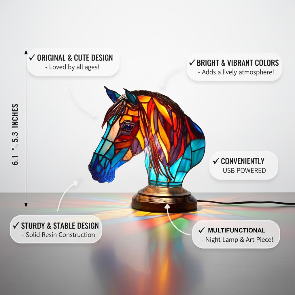 Maple | Enchanted Horse Lamp