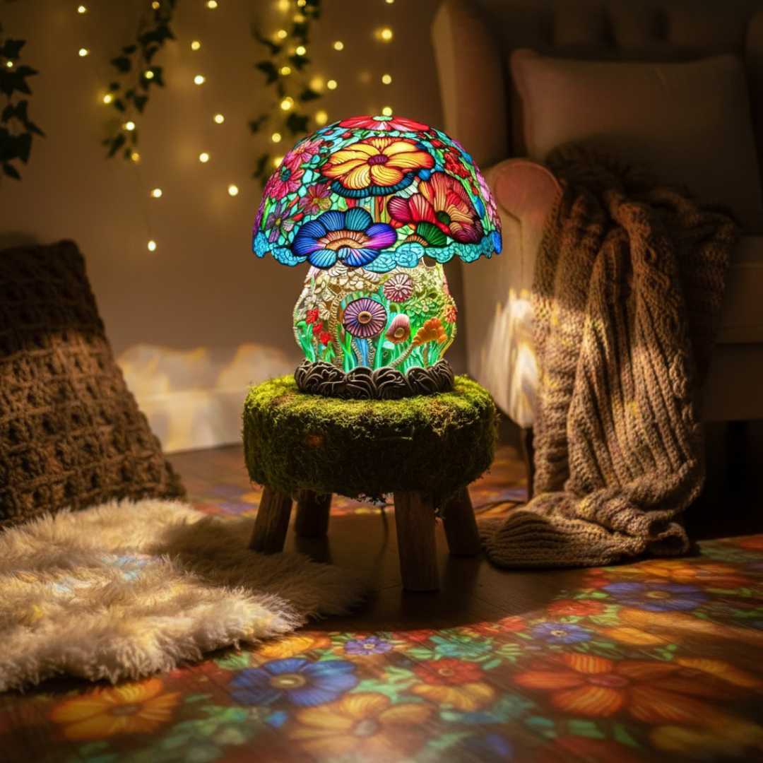 Lumière | Enchanted Lamp - Frost frosted mushroom lamp