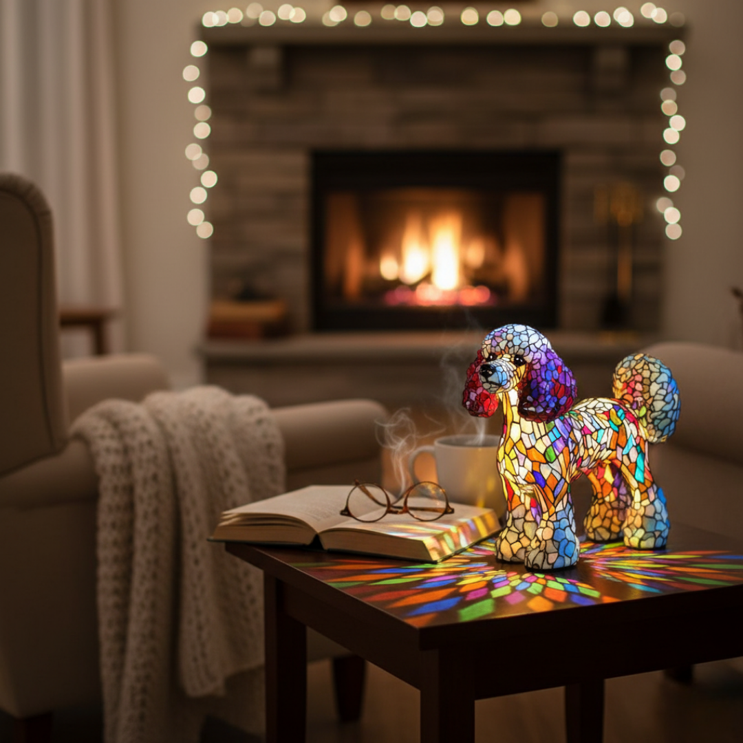 Solstice | Crystal Flame Figurine Lamp