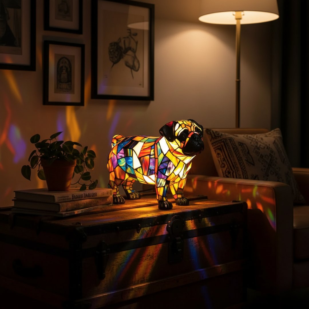 Nugget | Pug Figurine Lamp