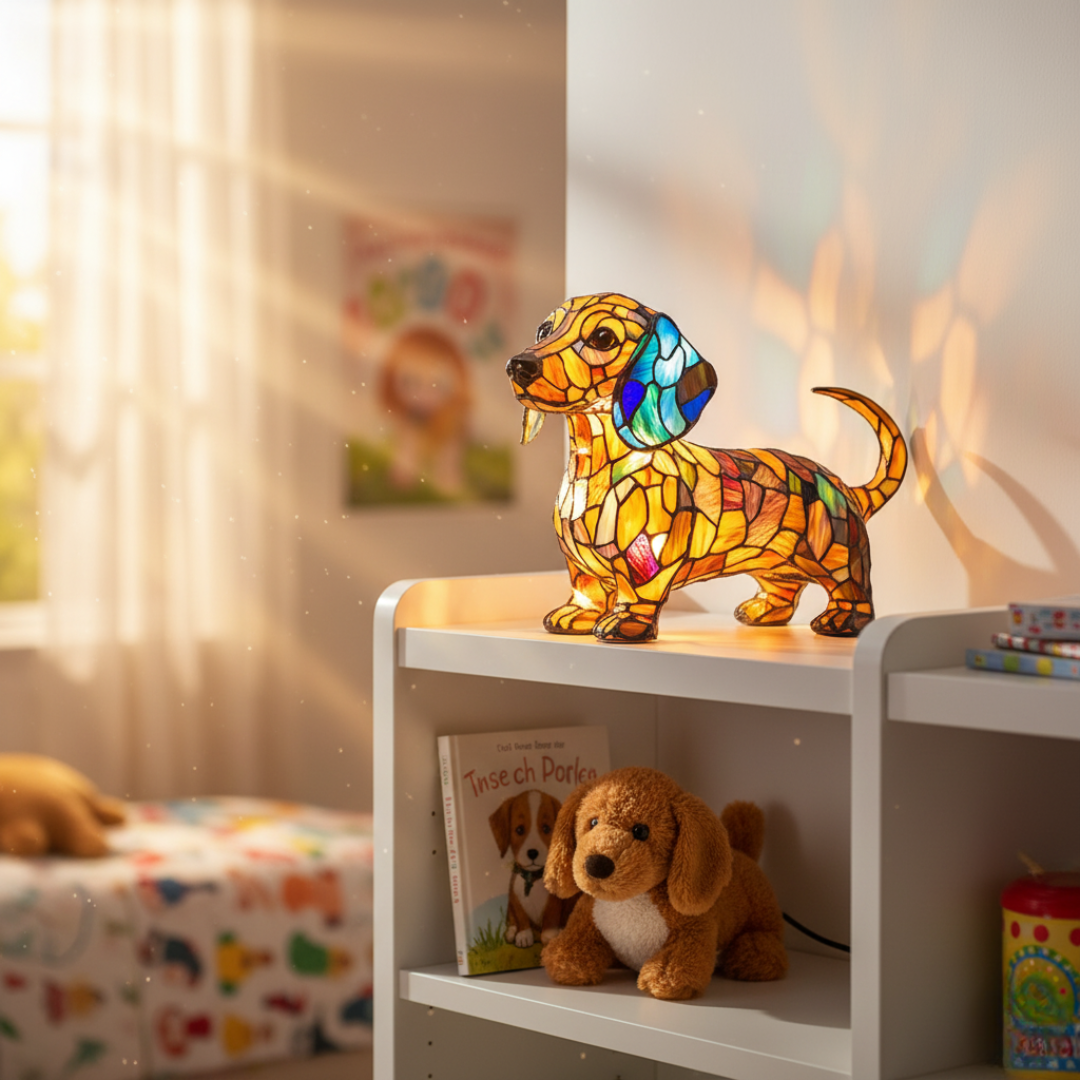 Frankie | Dachshund Figurine Lamp