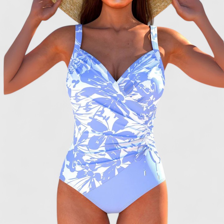 Lorraine | Floral Wrap Swimsuit
