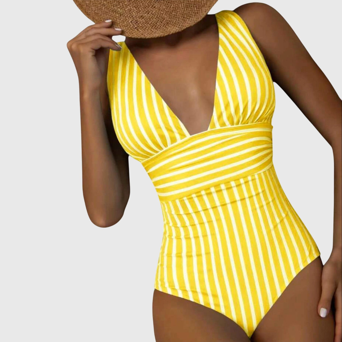 Valentina | Classic Striped Swimsuit