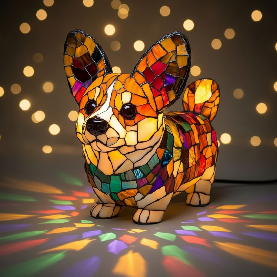 Waffles | Corgi Figurine Lamp