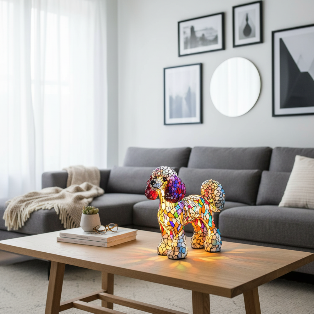 Solstice | Crystal Flame Figurine Lamp