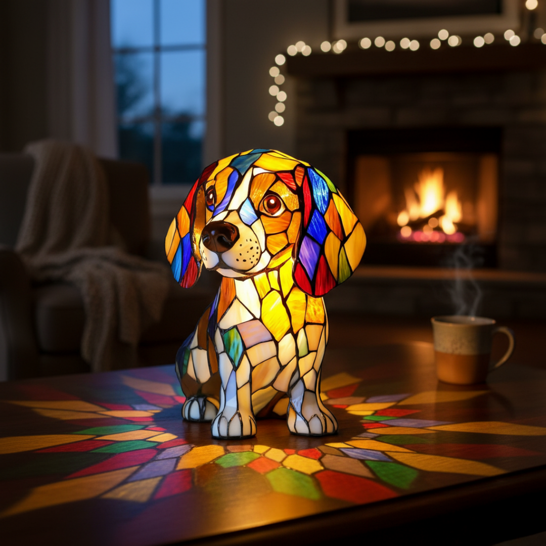 Barney | Beagle Figurine Lamp