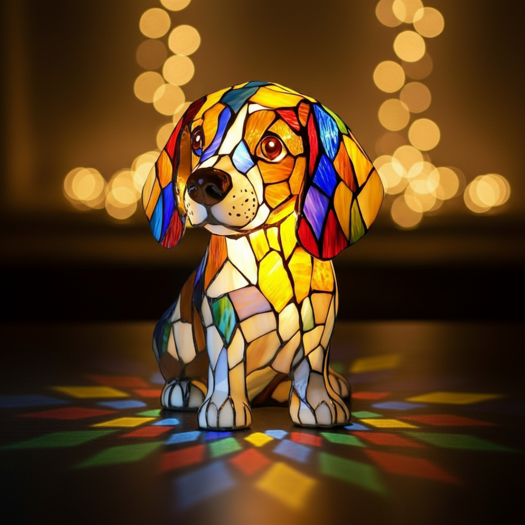 Barney | Beagle Figurine Lamp