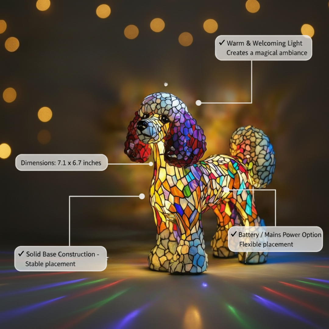 Solstice | Crystal Flame Figurine Lamp