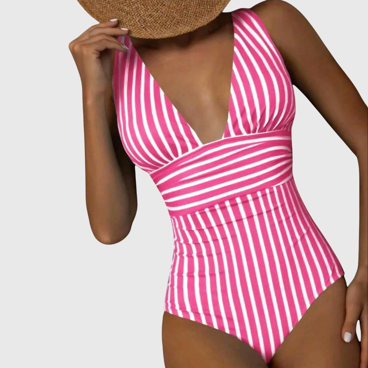 Valentina | Classic Striped Swimsuit