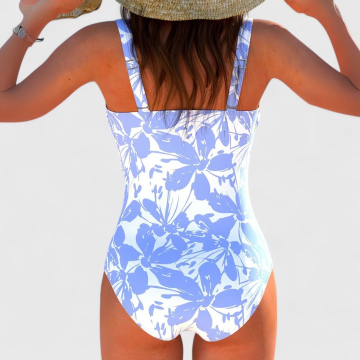 Lorraine | Floral Wrap Swimsuit