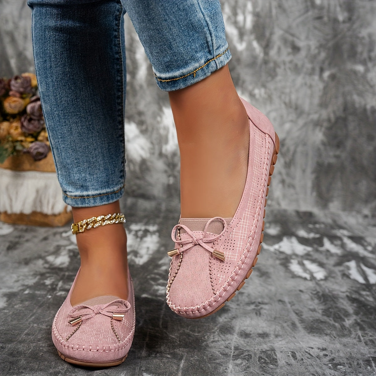 Polly | Soft Suede-Look Loafers