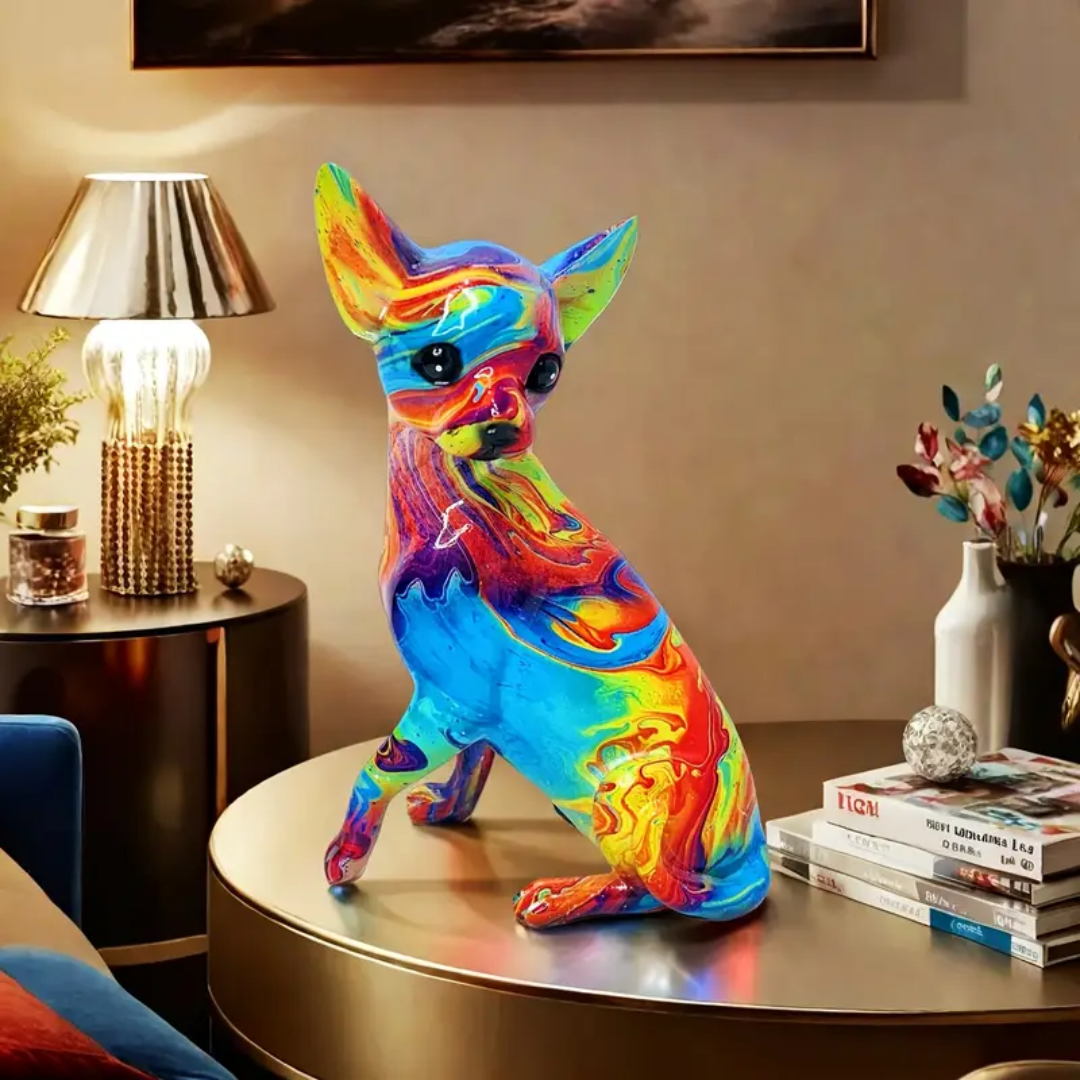 Pixie | Colourful Chihuahua Table Lamp
