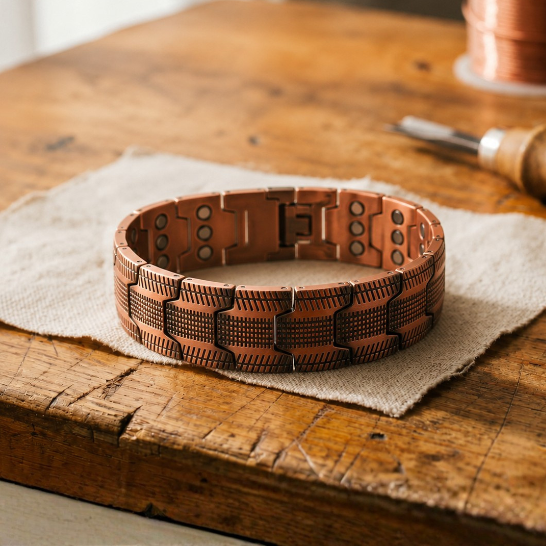 Clara Whitfield's Crag Copper Bracelet
