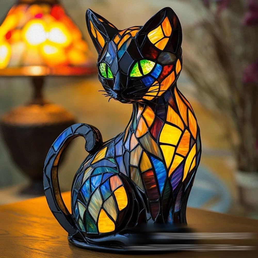 Sable | Graceful Cat Figurine Lamp