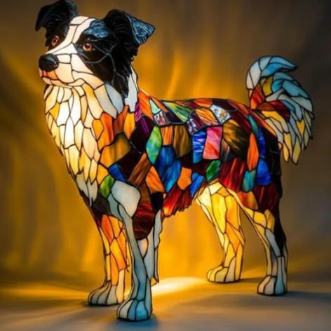 Skye | Border Collie Figurine Lamp