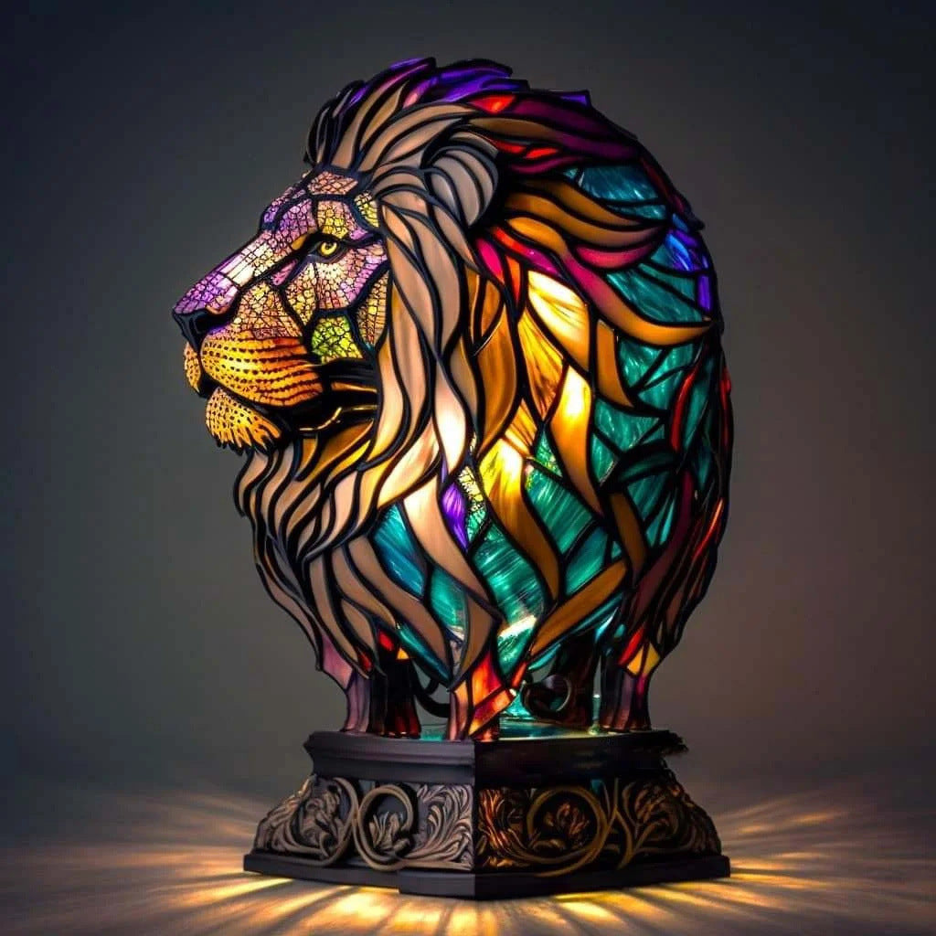 Lumière | Enchanted Lamp - Leopold lion lamp