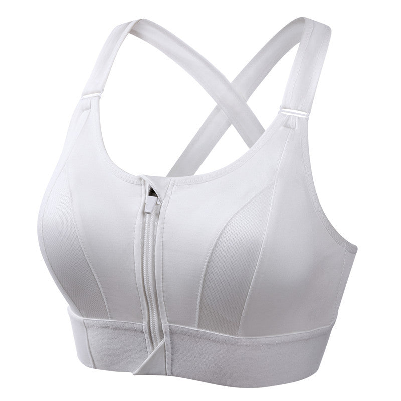 Audrey High-Support Zip-Up Sports Bra