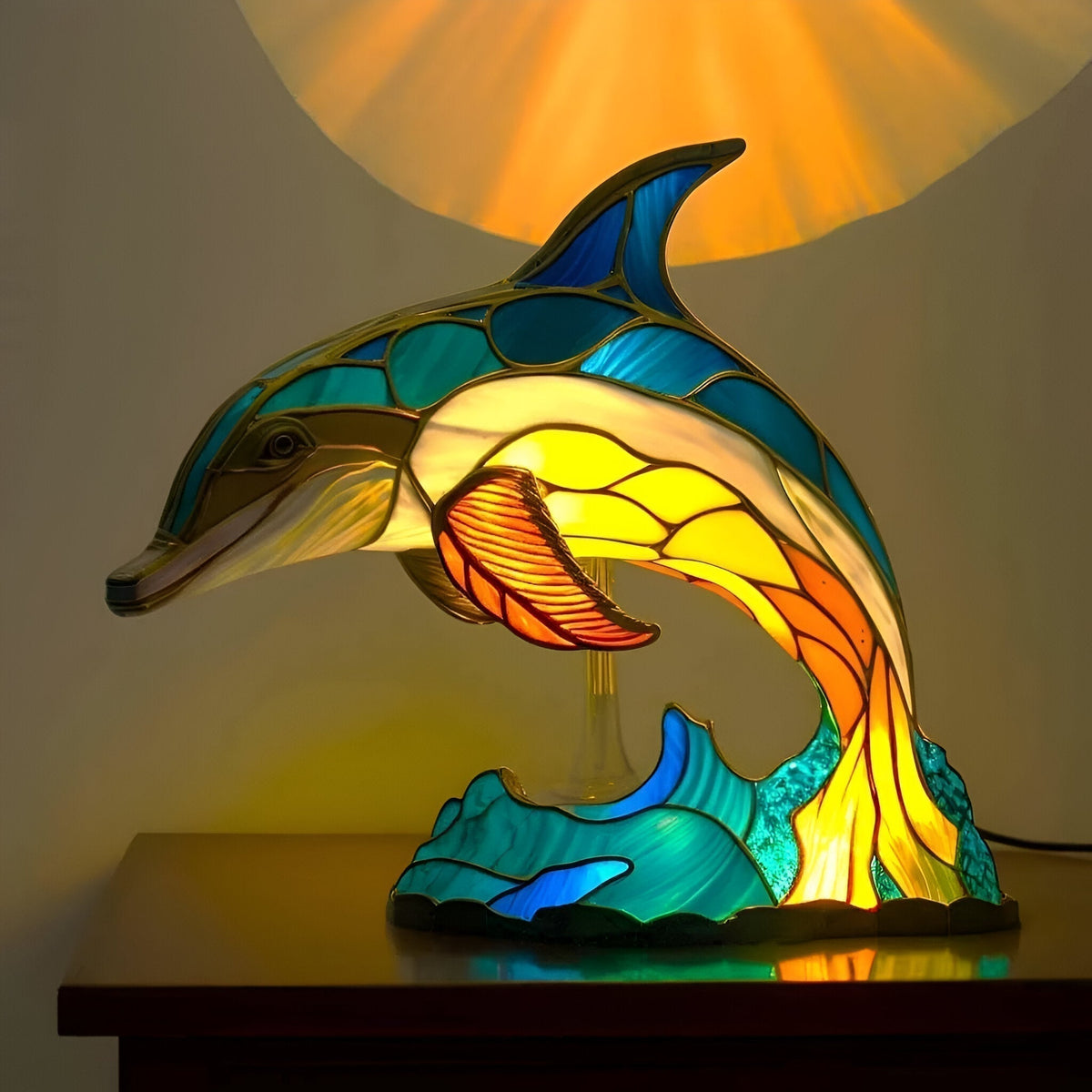 Indigo | Magical Dolphin Lamp