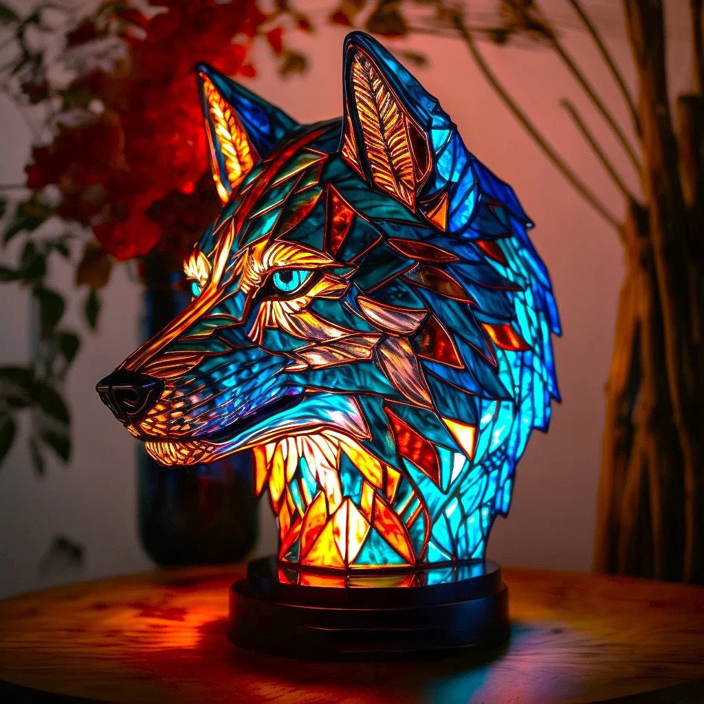 Lumière | Enchanted Lamp - Koda wolf lamp
