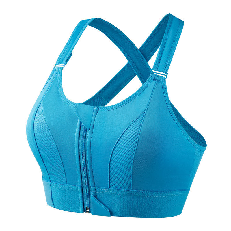 Audrey High-Support Zip-Up Sports Bra