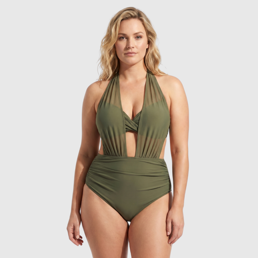 Nerissa | Two-in-One Mesh Bikini Set