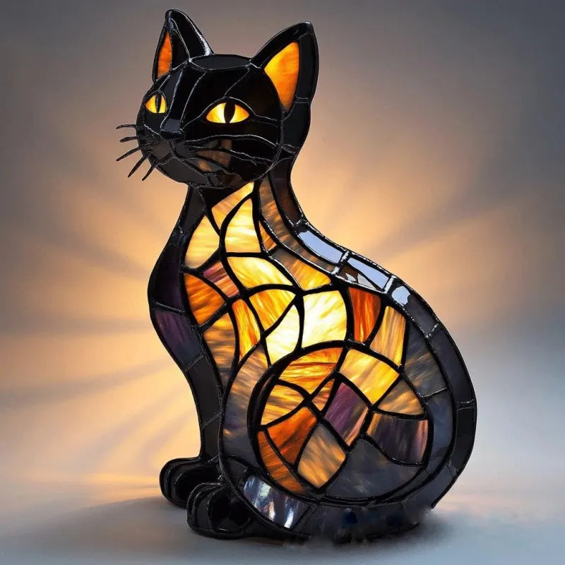 Lumière | Enchanted Lamp - Midnight cat lamp
