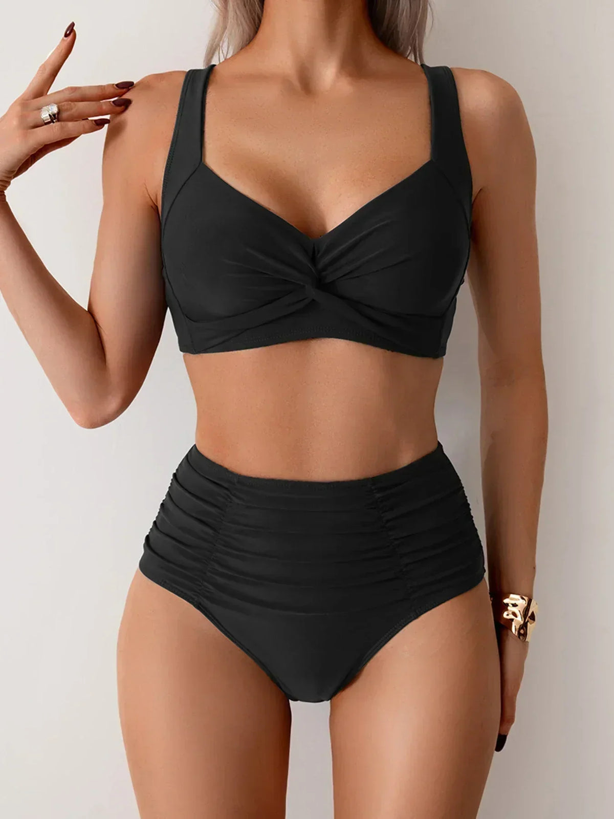 Odile | Ruffle Bandeau Swimsuit