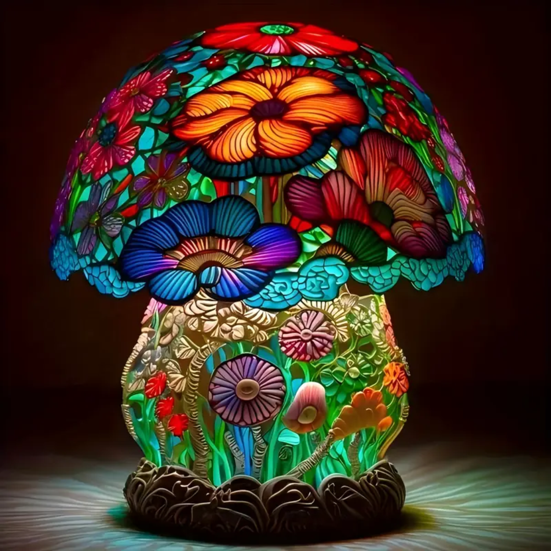 Lumière | Enchanted Lamp - Frost frosted mushroom lamp