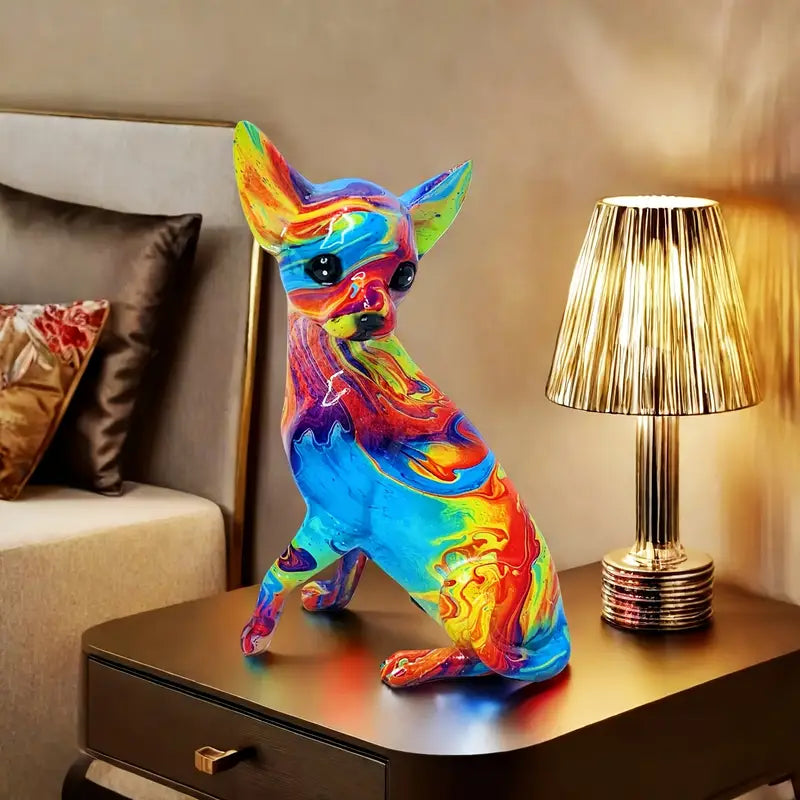 Pixie | Colourful Chihuahua Table Lamp
