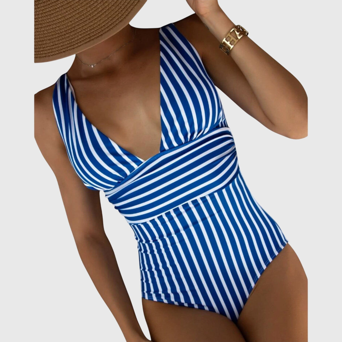 Valentina | Classic Striped Swimsuit