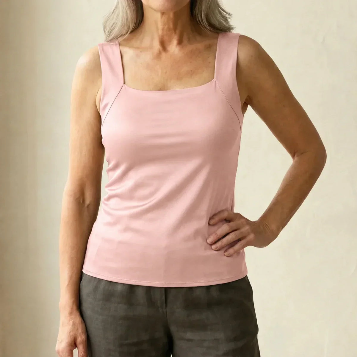 Priscilla | Built-In Bra Comfort Tank Top