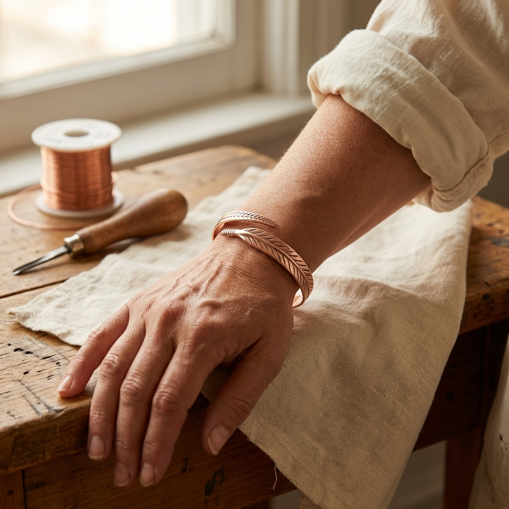 Clara Whitfield's Root Copper Bracelet