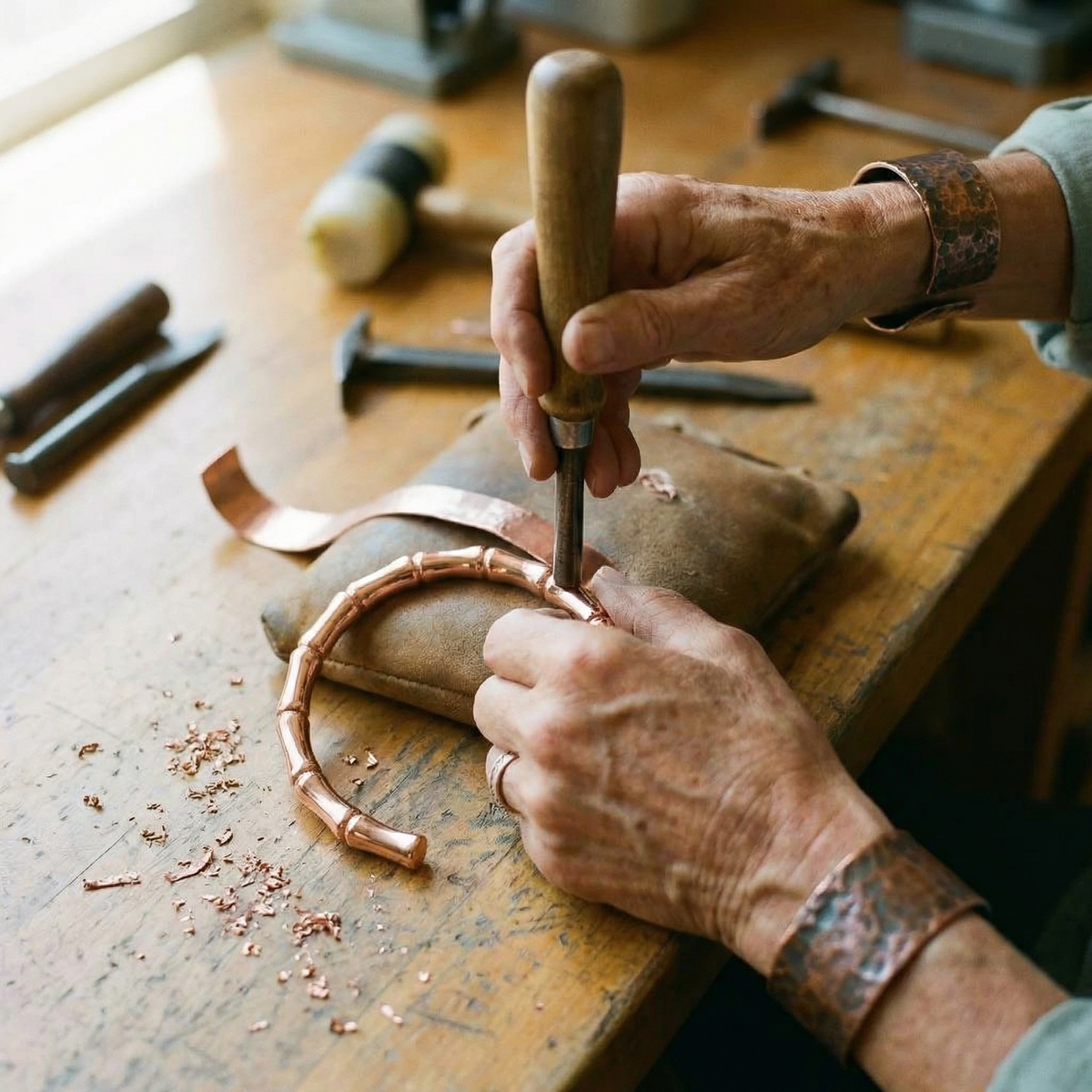 Clara Whitfield's Grove Copper Bracelet