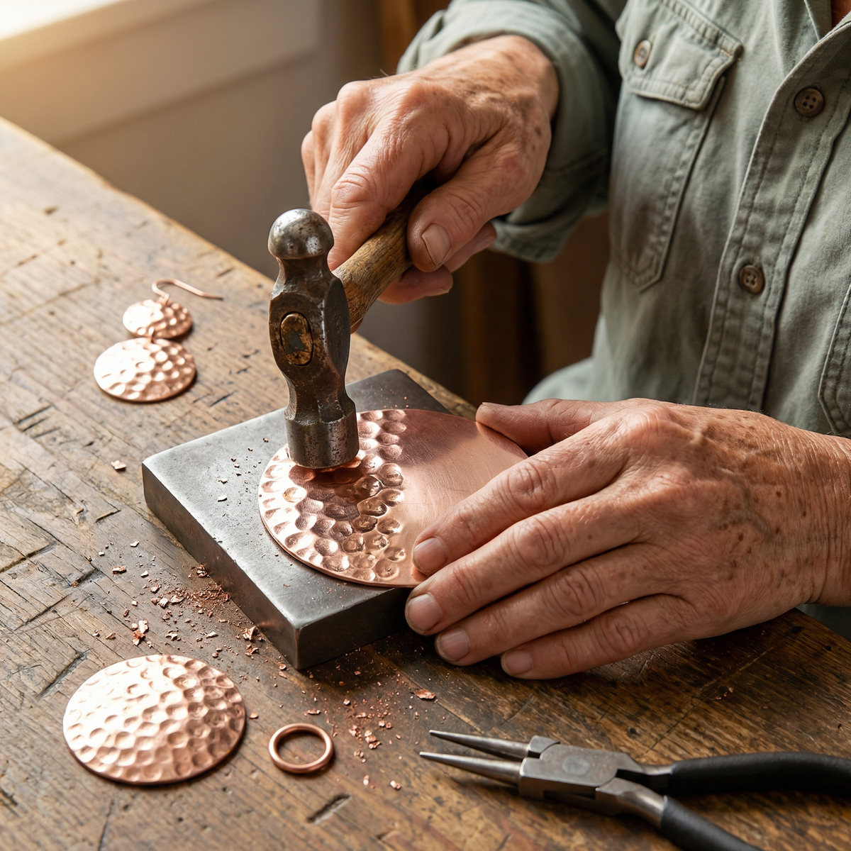 Clara Whitfield's Solstice Copper Earrings