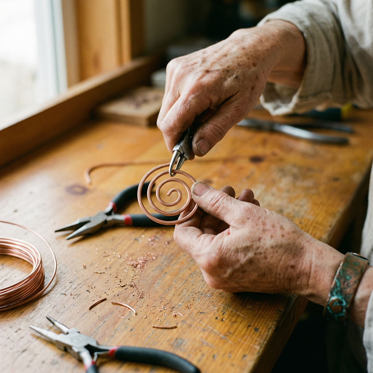 Clara Whitfield's Mesa Copper Necklace