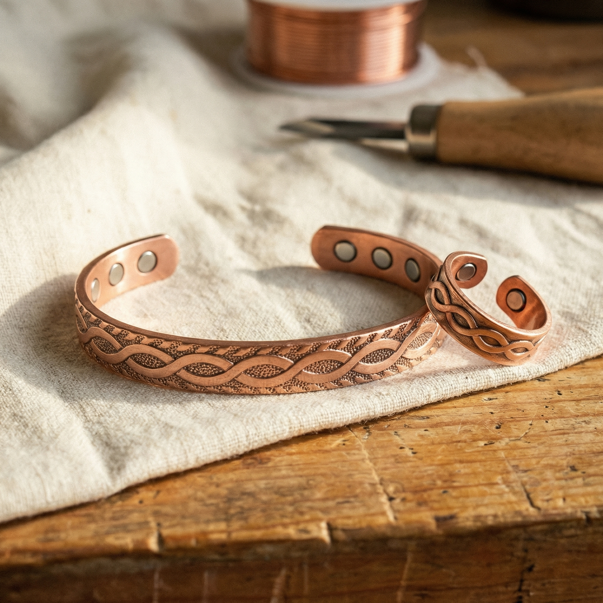 Clara Whitfield's Knot Copper Set