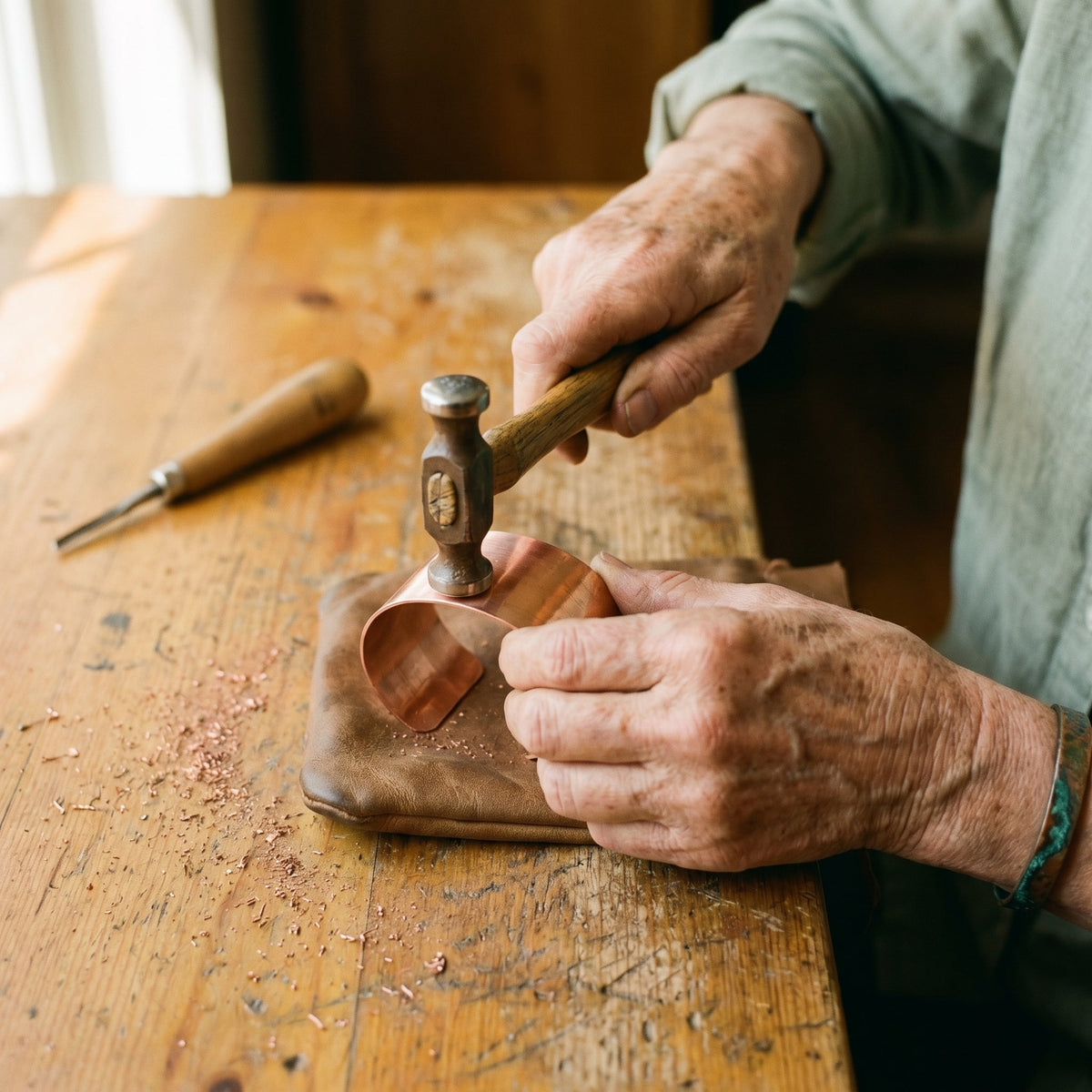 Clara Whitfield's Ridge Copper Bracelet