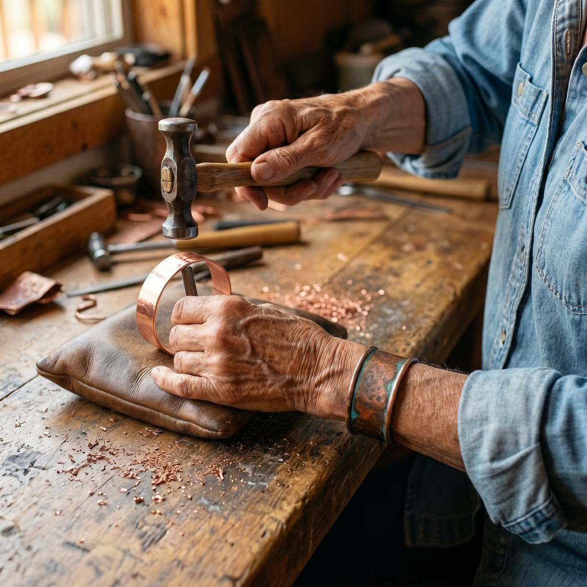 Clara Whitfield's Wick Copper Bracelet