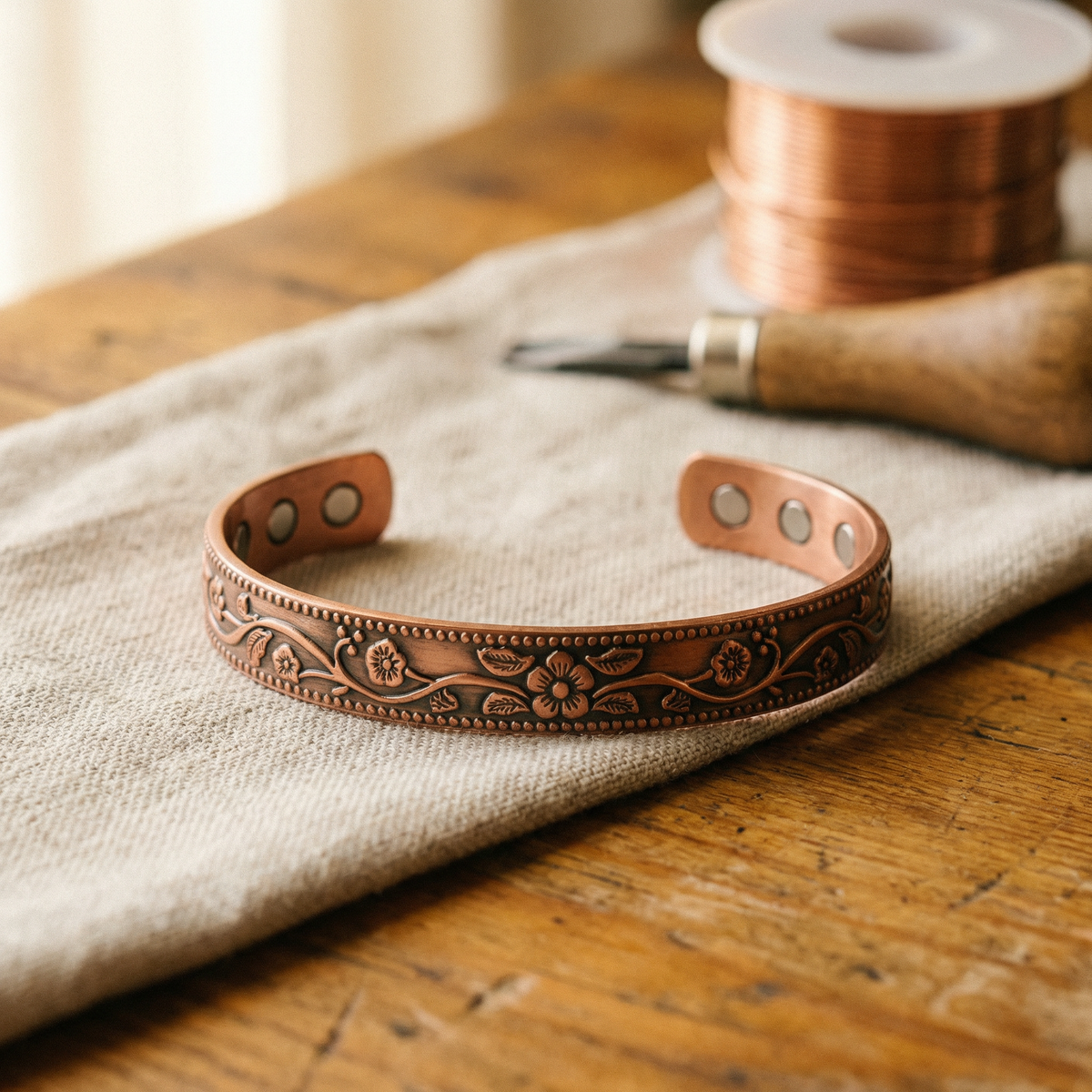 Clara Whitfield's Knell Copper Bracelet