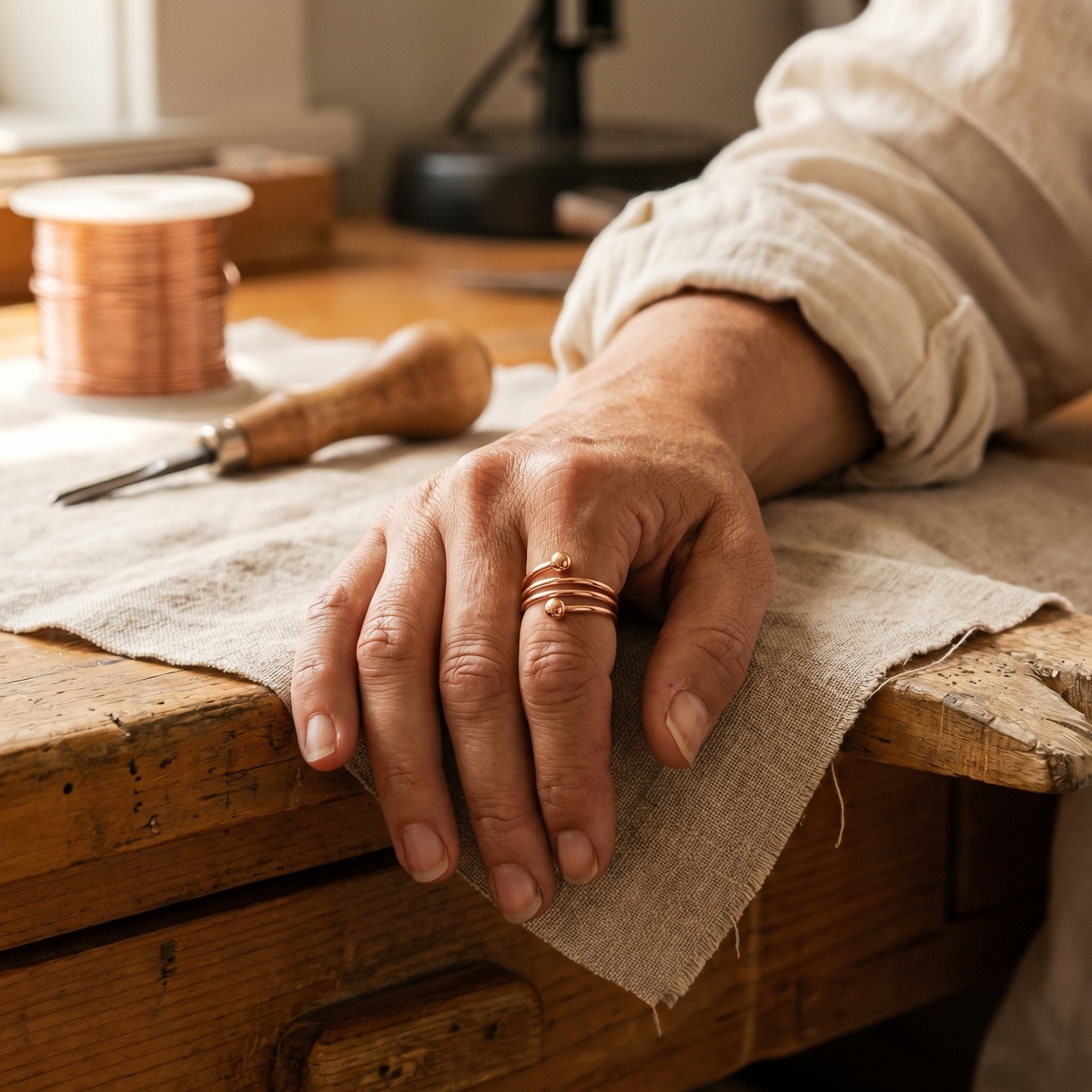Clara Whitfield's Silt Copper Ring