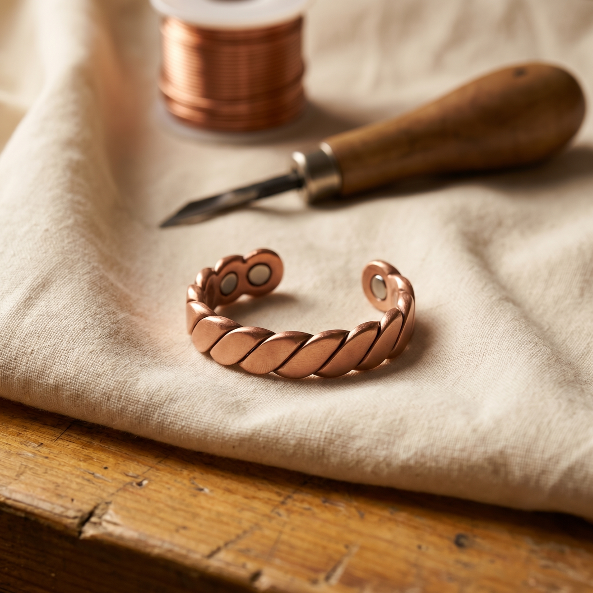Clara Whitfield's Knap Copper Ring