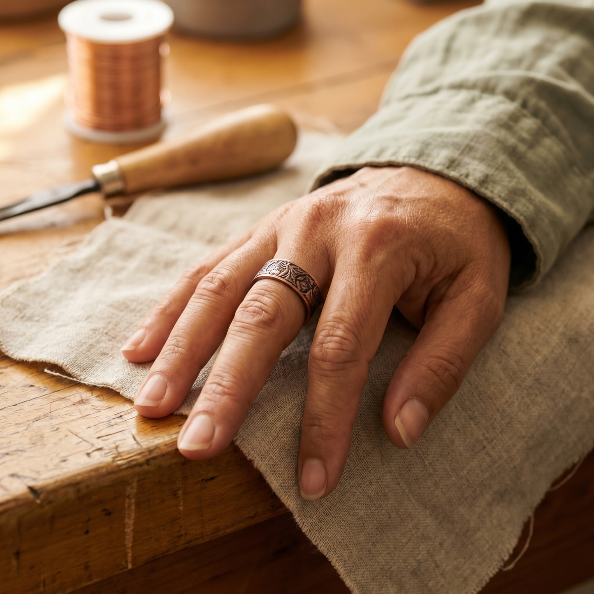 Clara Whitfield's Bole Copper Ring