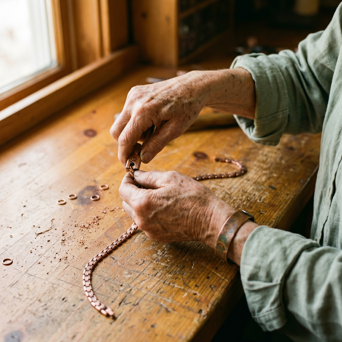 Clara Whitfield's Haze Copper Necklace